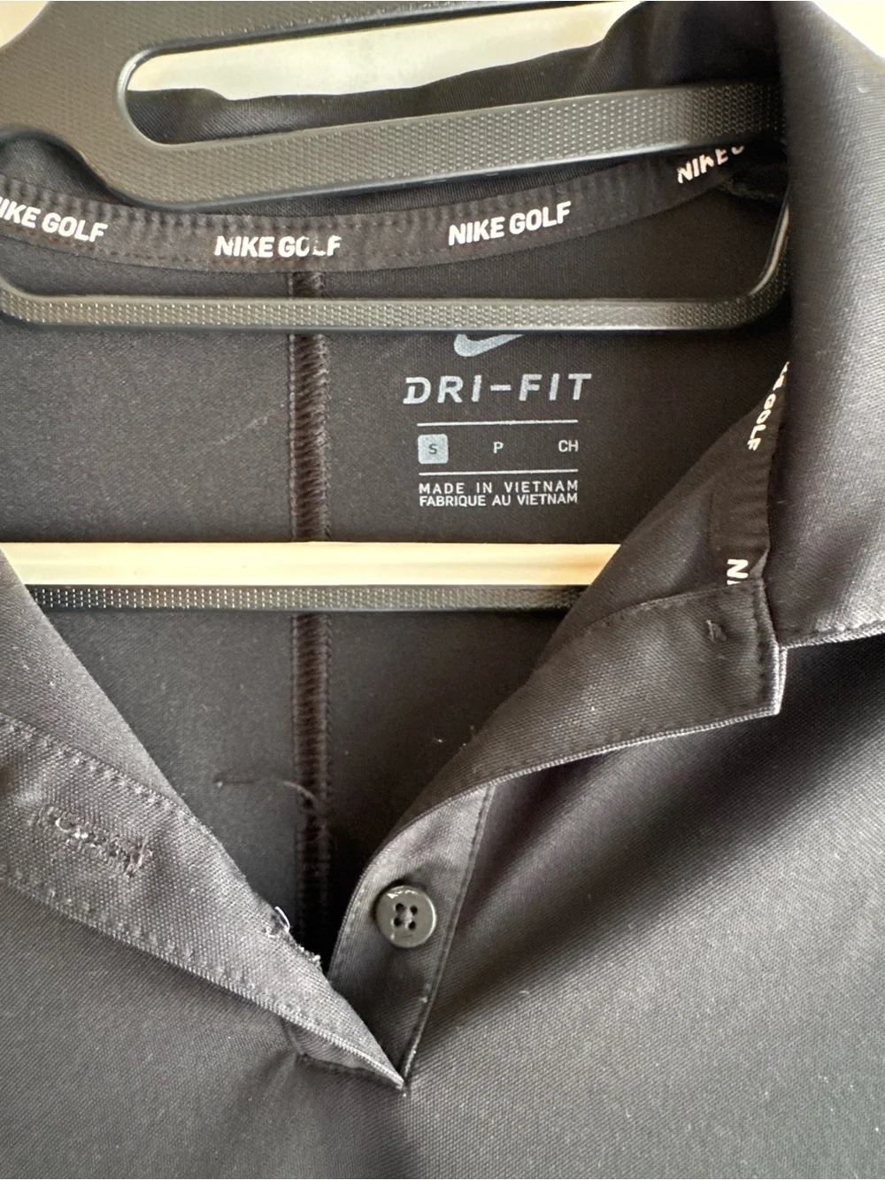 Nike Black Dri-FIT Golf Polo